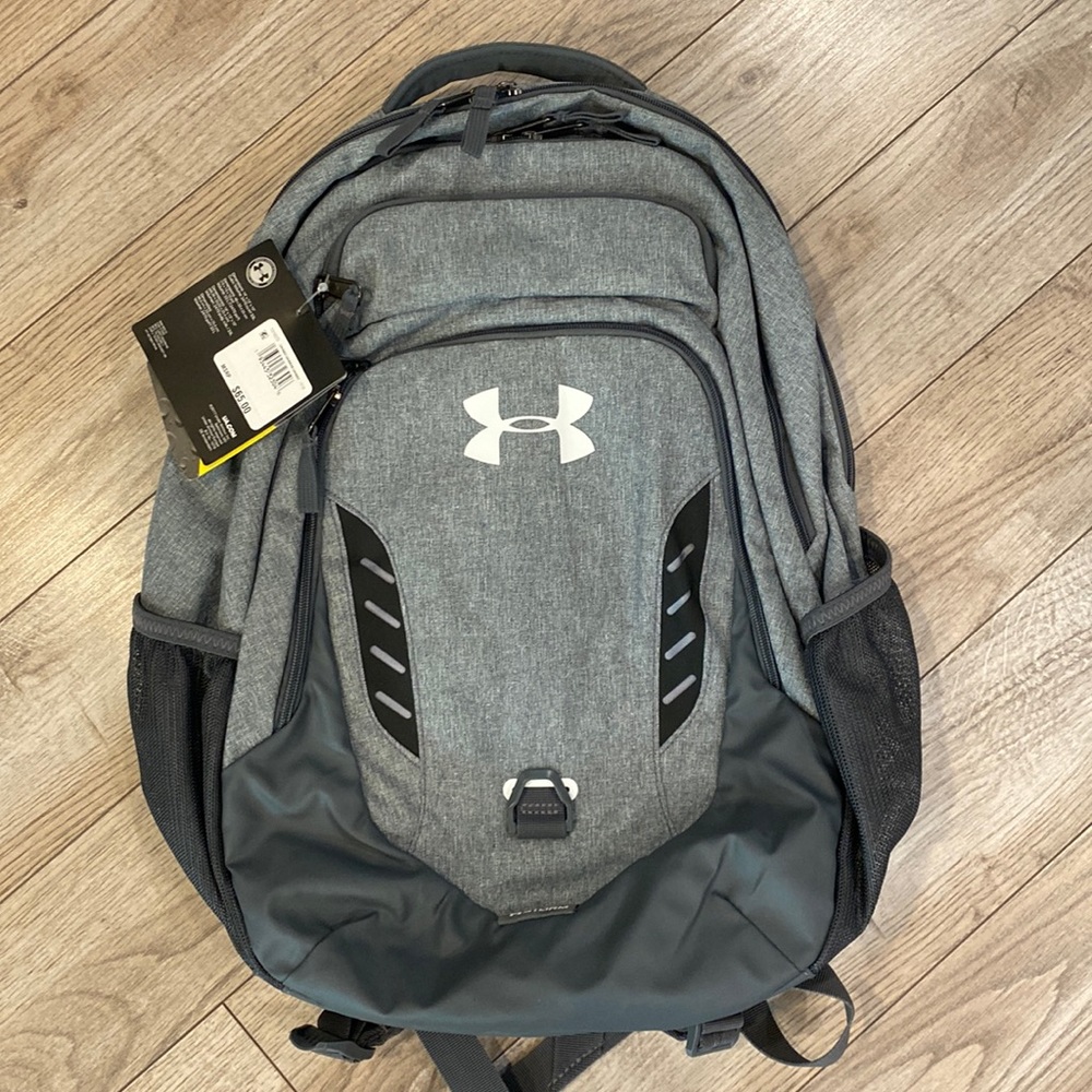 NWT Under Armour Backpack Grey